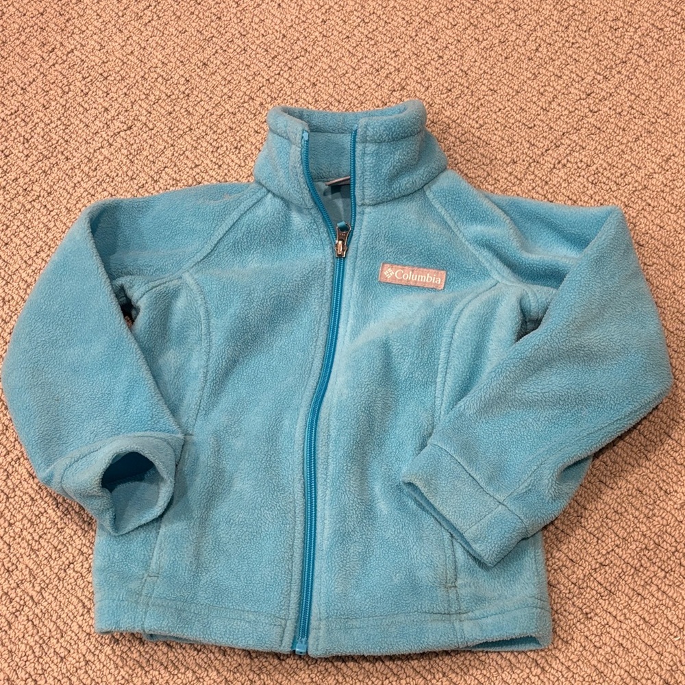 Columbia Turquoise Fleece Jacket